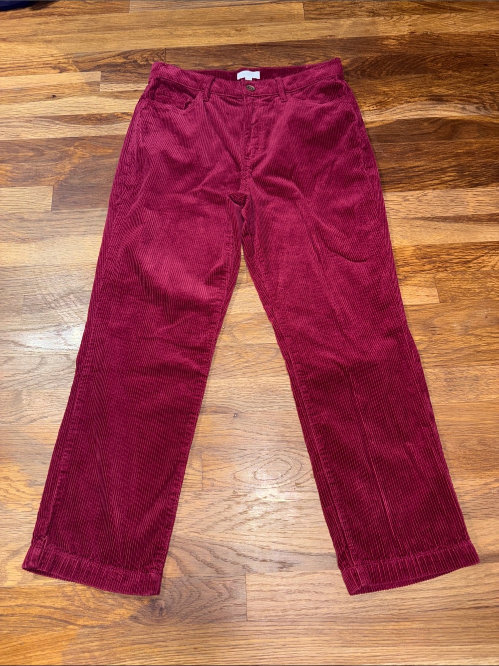 LOFT burgundy Corduroy Pants